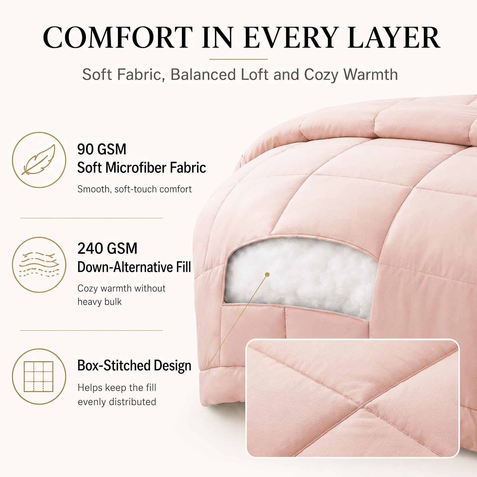 CozyLux drap-housse 14 pouces profondeur maintien sur matelas épais