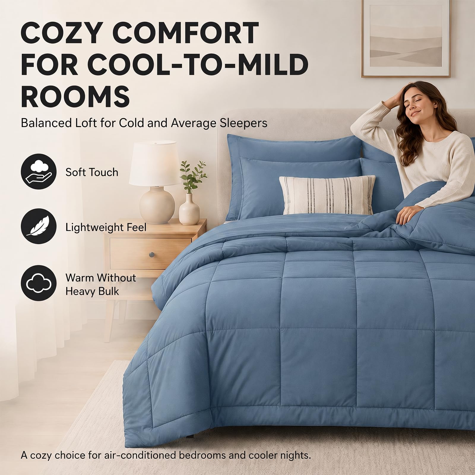 CozyLux drap-housse poche 14" gardant le drap bien en place