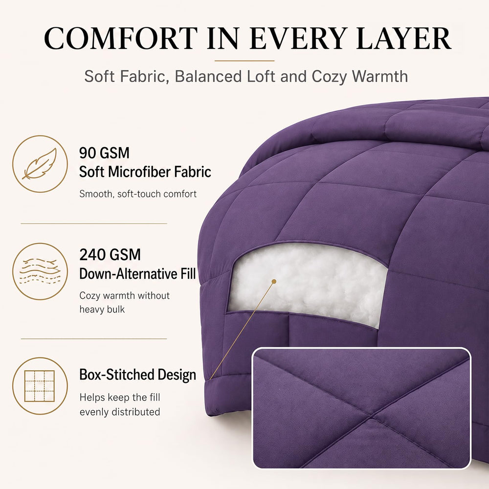 CozyLux drap-housse à poche profonde 14 pouces illustrant ajustement sécurisé