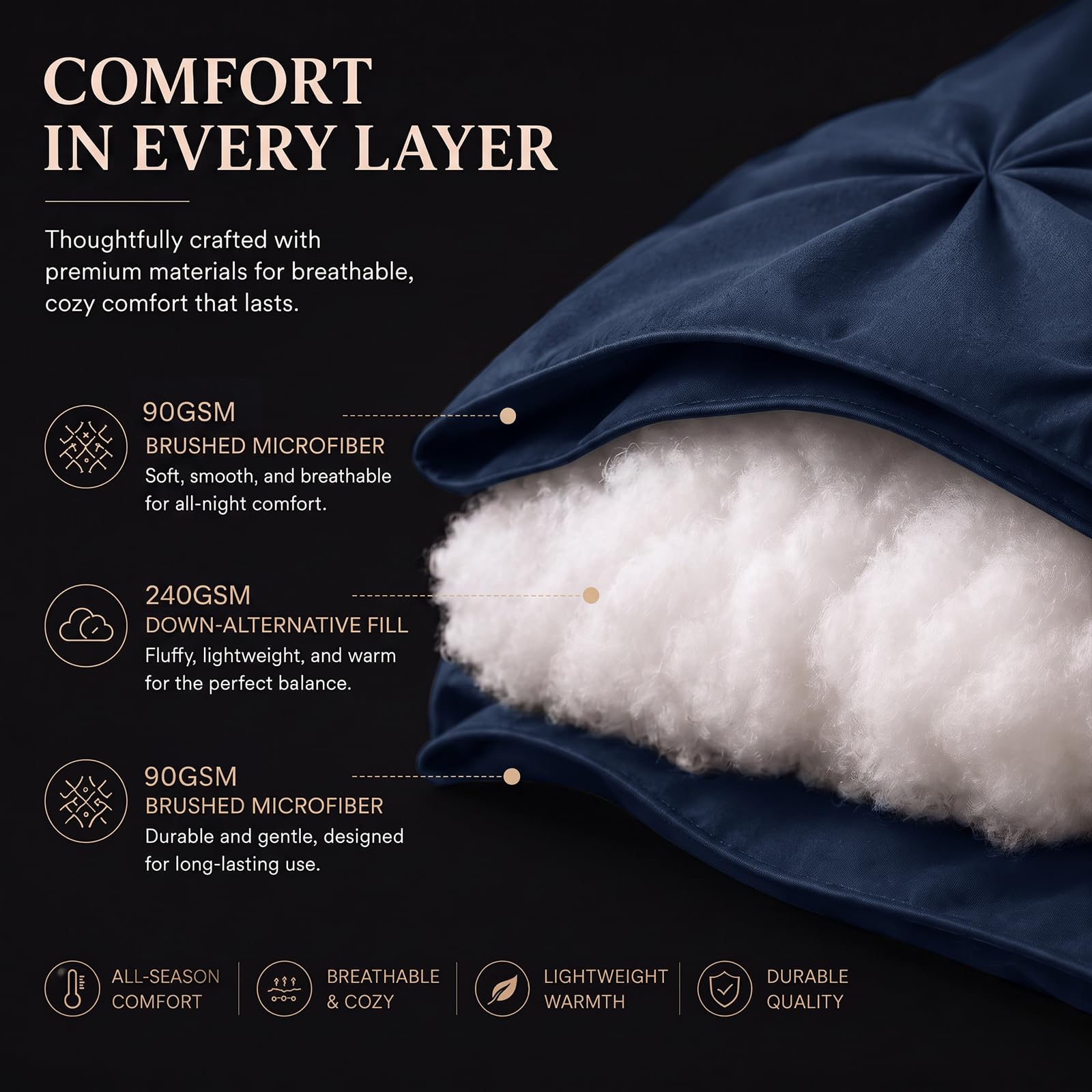 CozyLux drap housse poche profonde 14" maintien sécurisé sur matelas