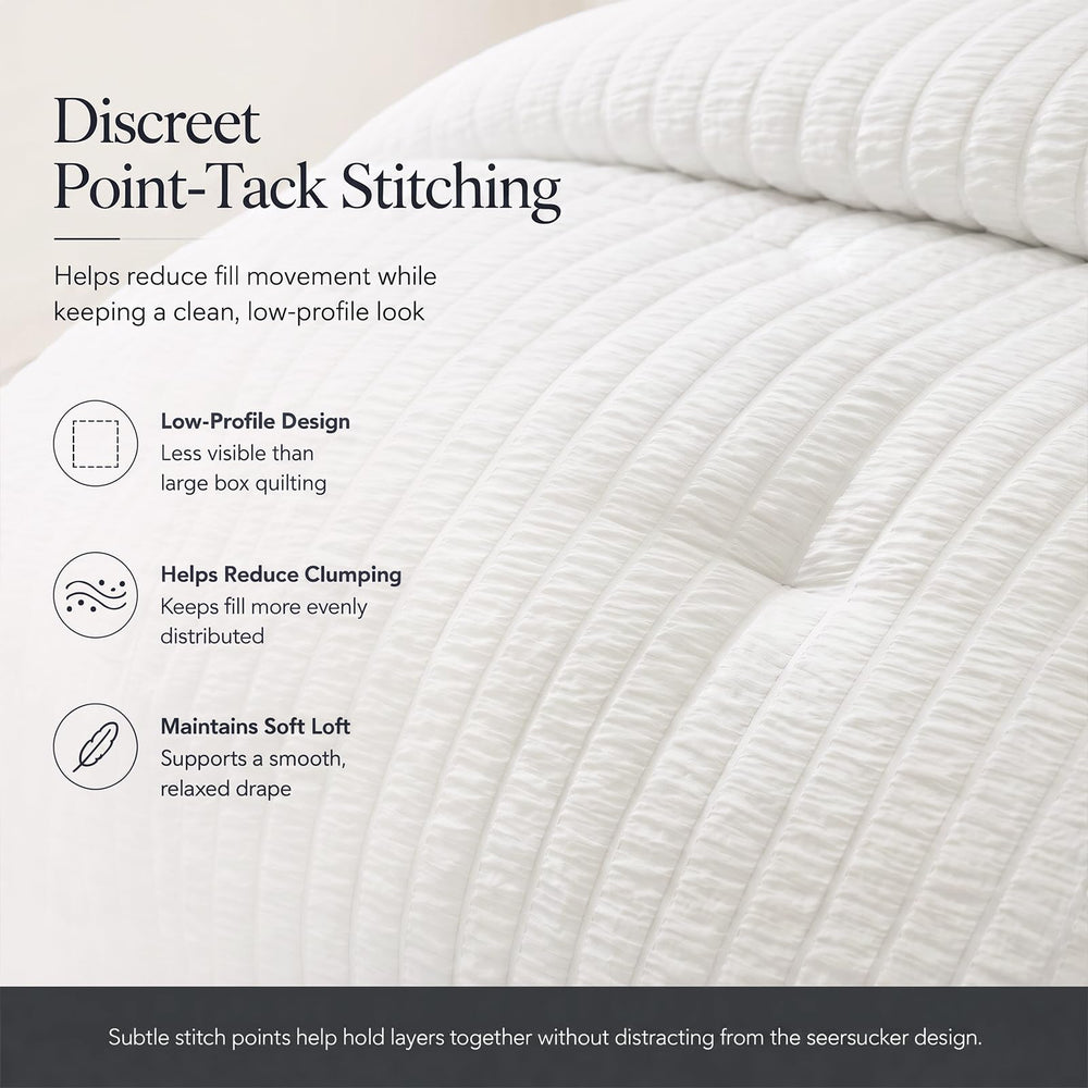 CozyLux drap-housse 14 pouces illustrant l'ajustement profond sur matelas