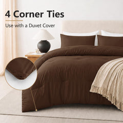 CozyLux démonstration drapé sur lit Twin XL pour une bonne couverture