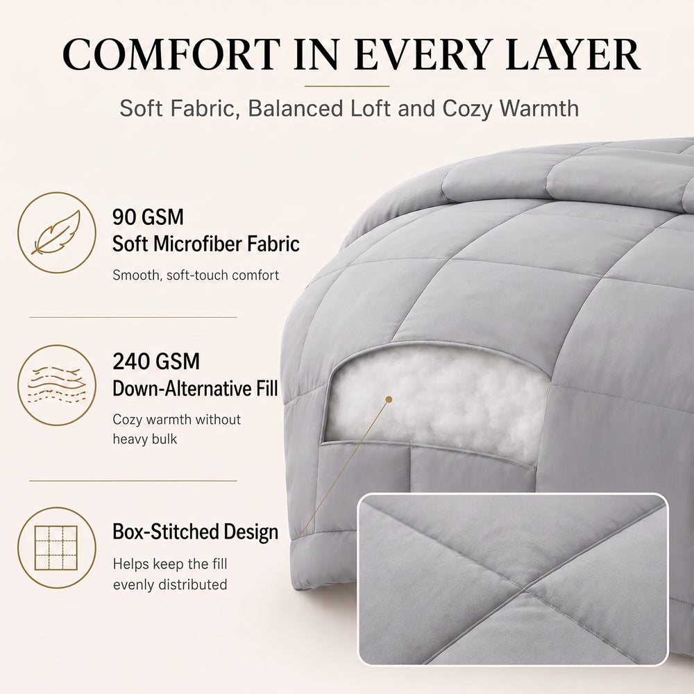 CozyLux draps et taies pliés assortis montrant coordination et rangement facile