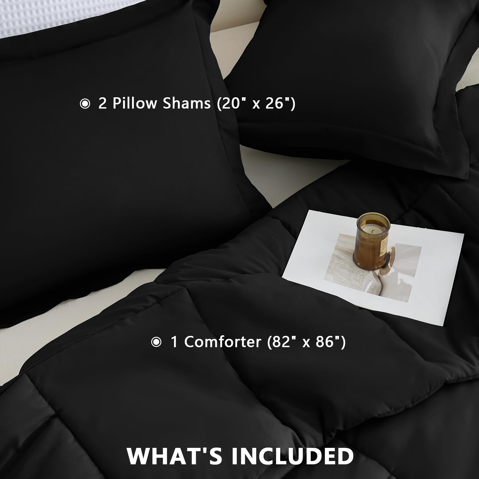 CozyLux comparaison échelle lit, montre dimensions et couvrance réelle