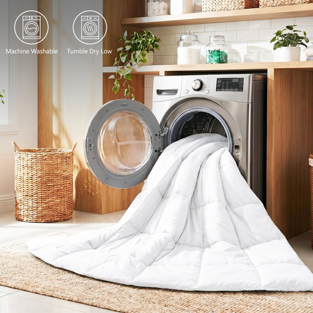 CozyLux comparaison d'échelle montrant taille Full par rapport à un oreiller standard