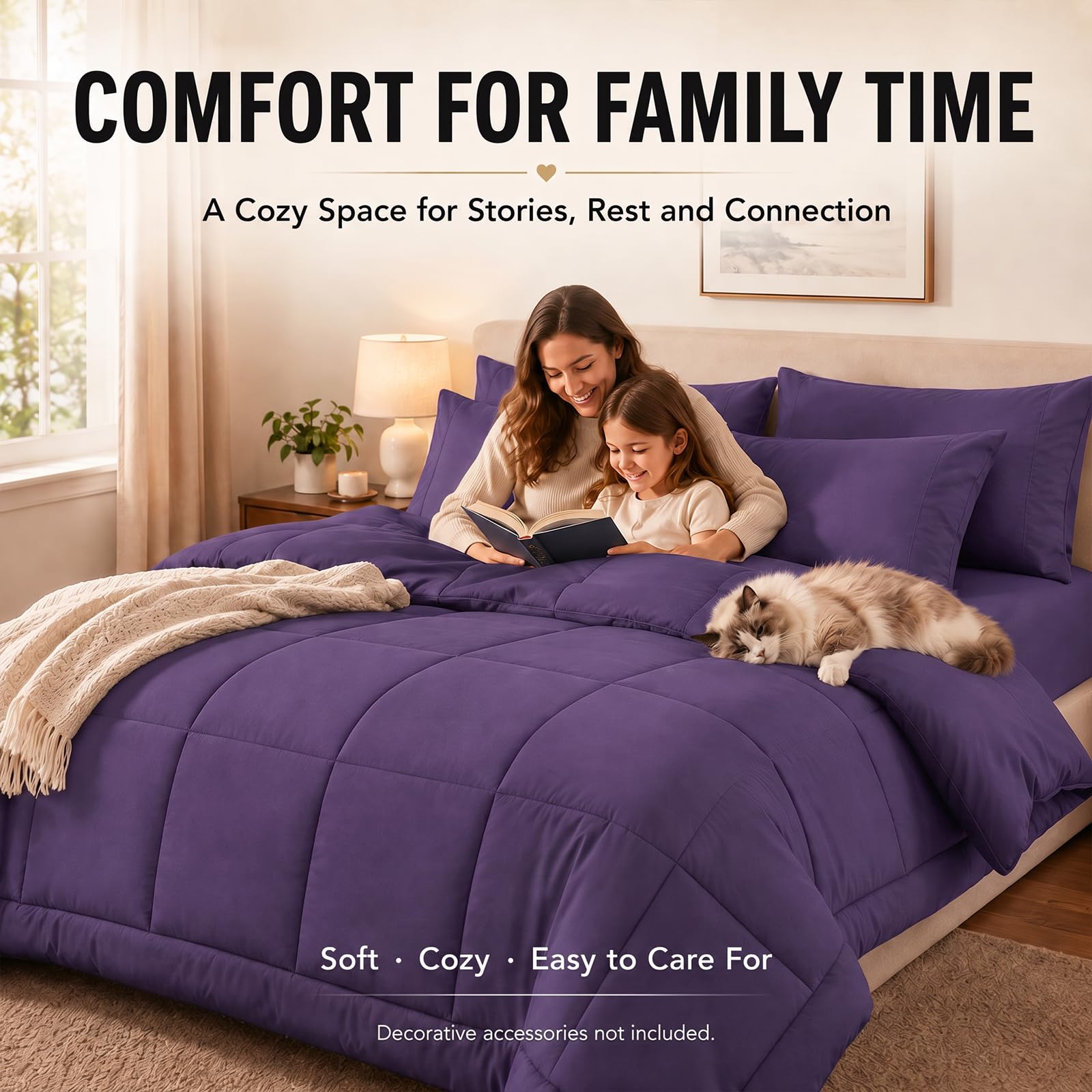 CozyLux comparaison d'échelle montrant dimensions et ajustement sur matelas