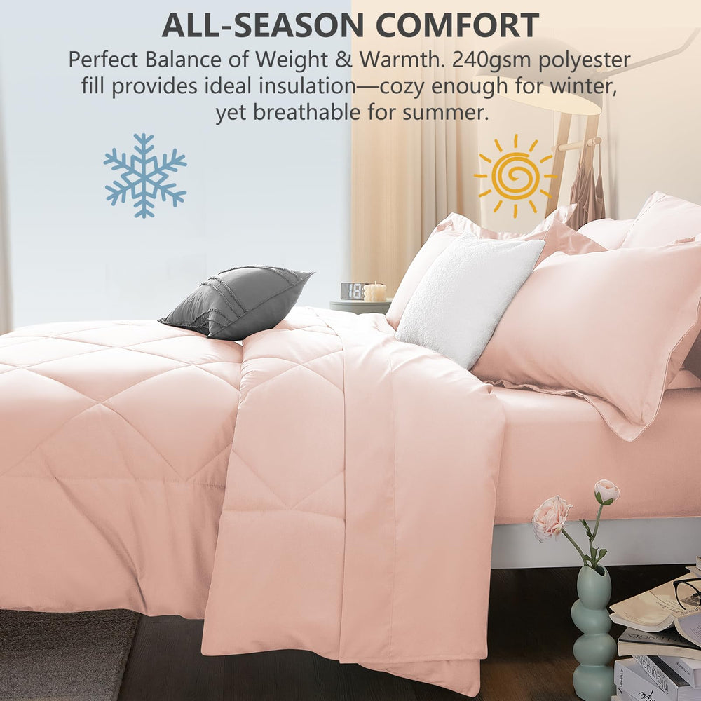 CozyLux comparaison taille montrant ajustement sur matelas Full