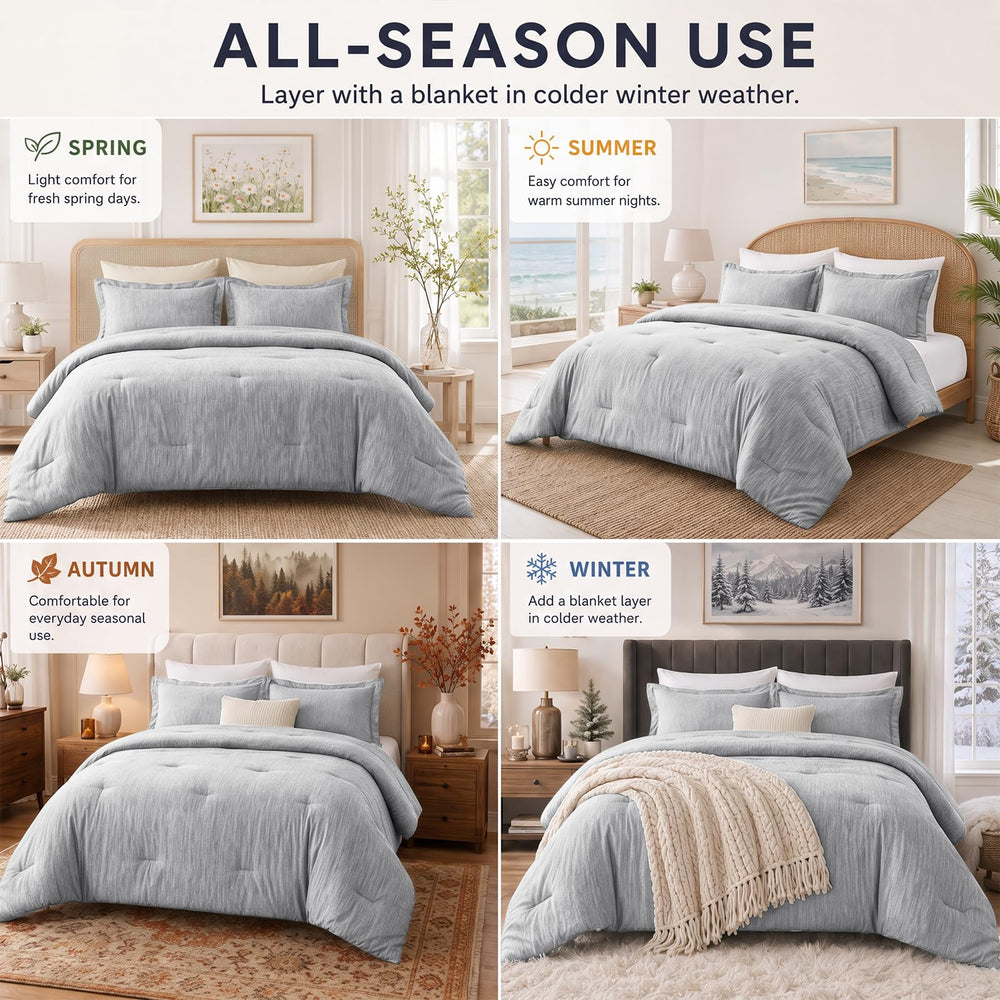 CozyLux comparaison échelle King sur matelas, retombée et couverture