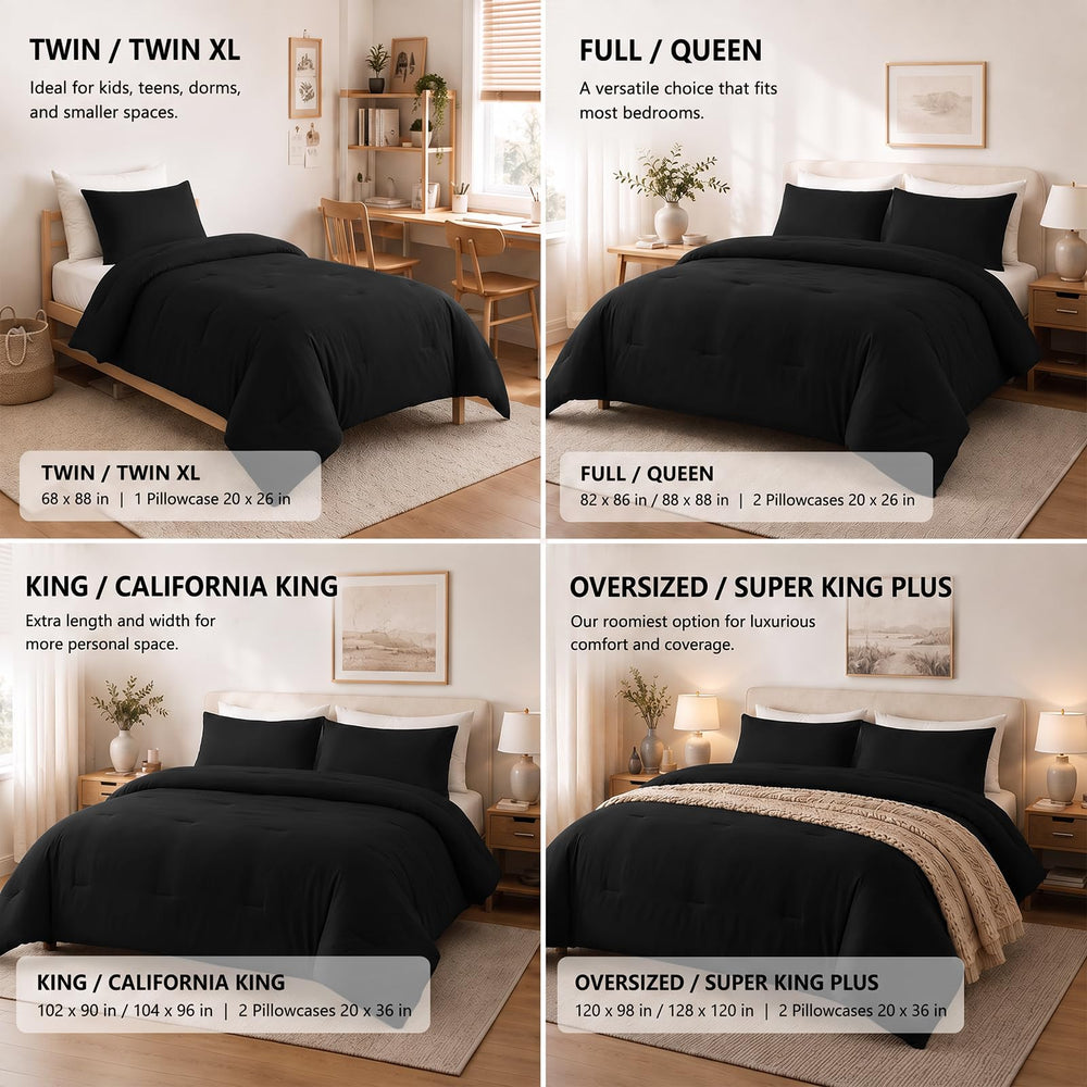 CozyLux couette compressée dans emballage compact pour expédition