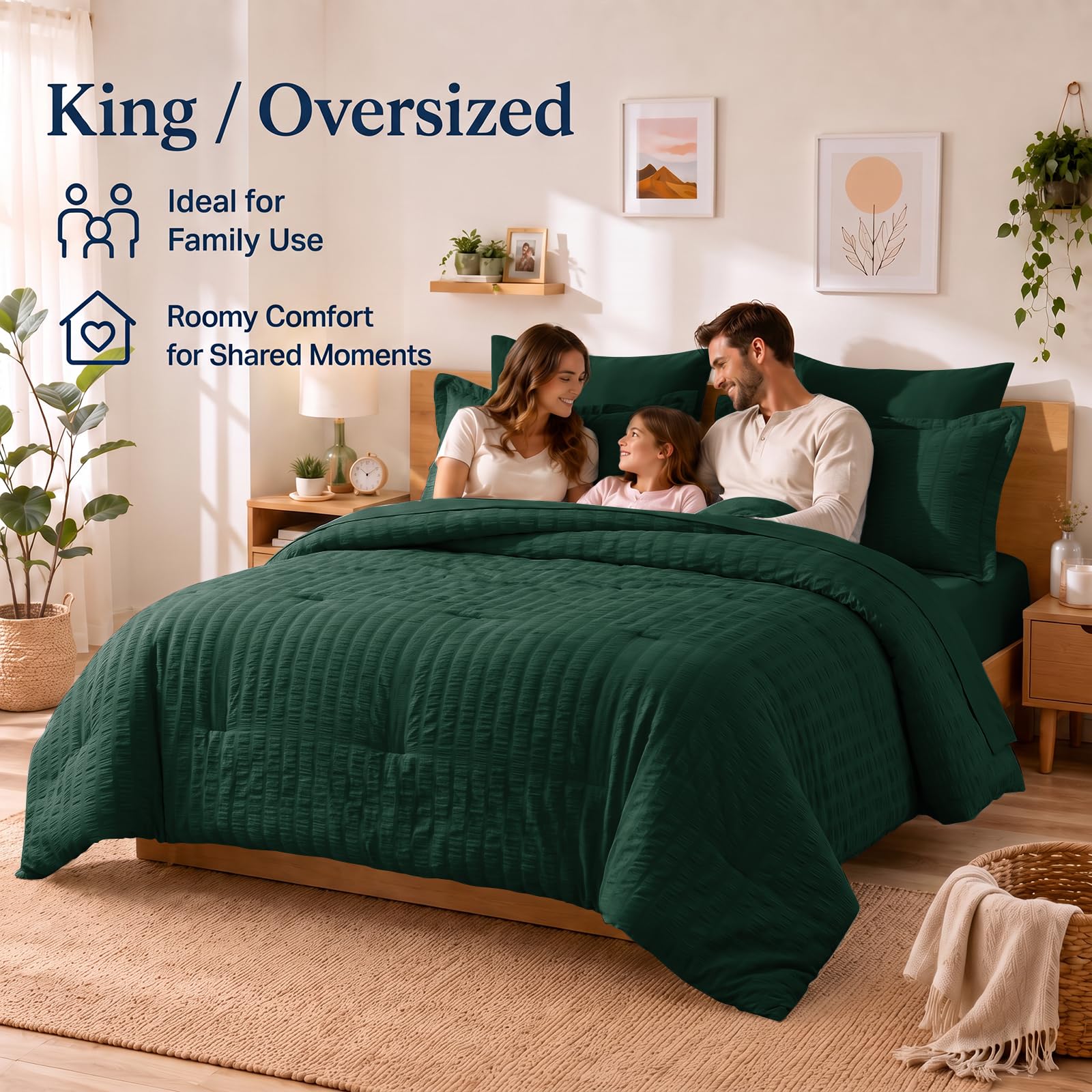 CozyLux emballage compressé prêt à l'expédition, gain d'espace et facile à ouvrir