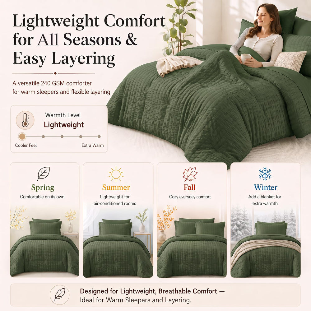 CozyLux literie compressée à l'arrivée montrant rangement pratique