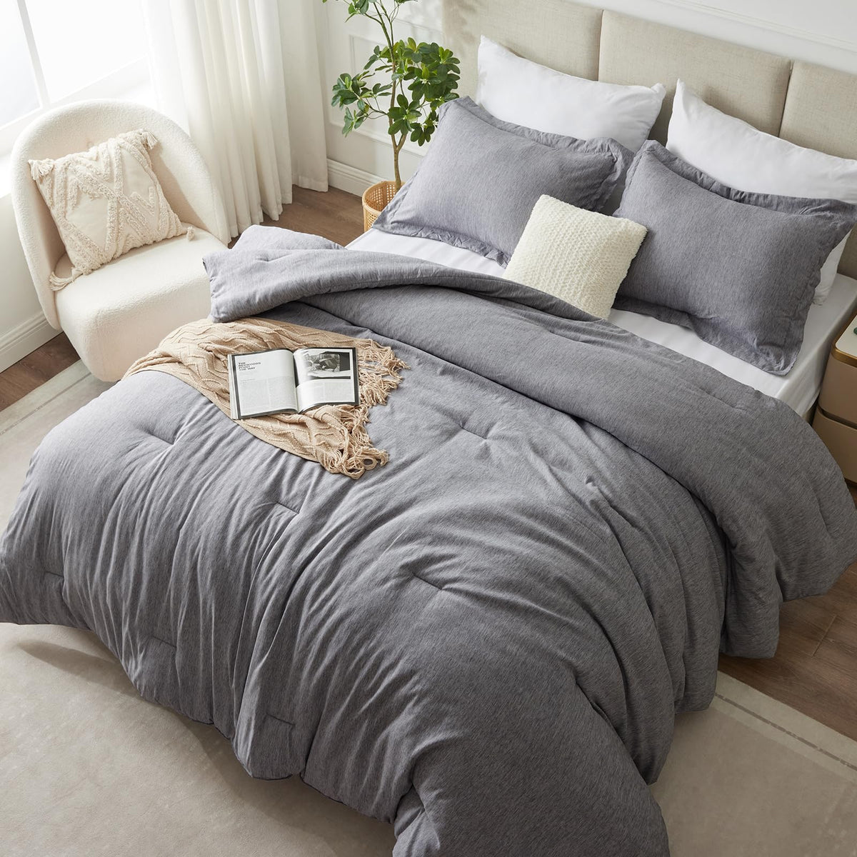 CozyLux ensemble face montrant finition et tombé confortable