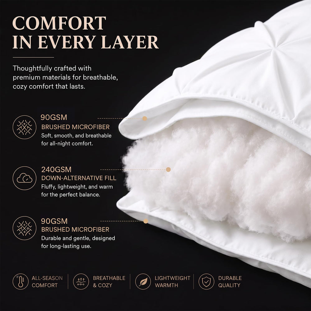 CozyLux ensemble 5 pièces présenté sur lit de dortoir suggérant coordination facile