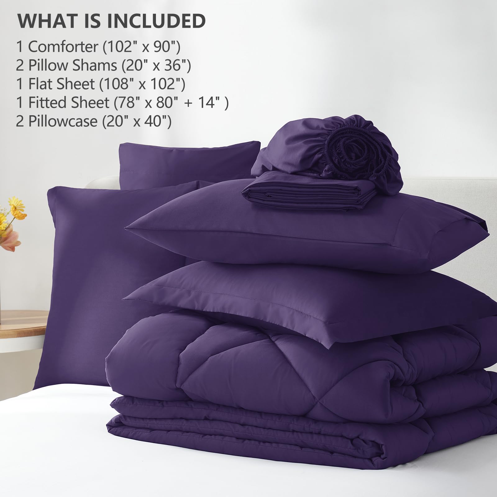 CozyLux présentation de l’ensemble 7 pièces prêt à coucher