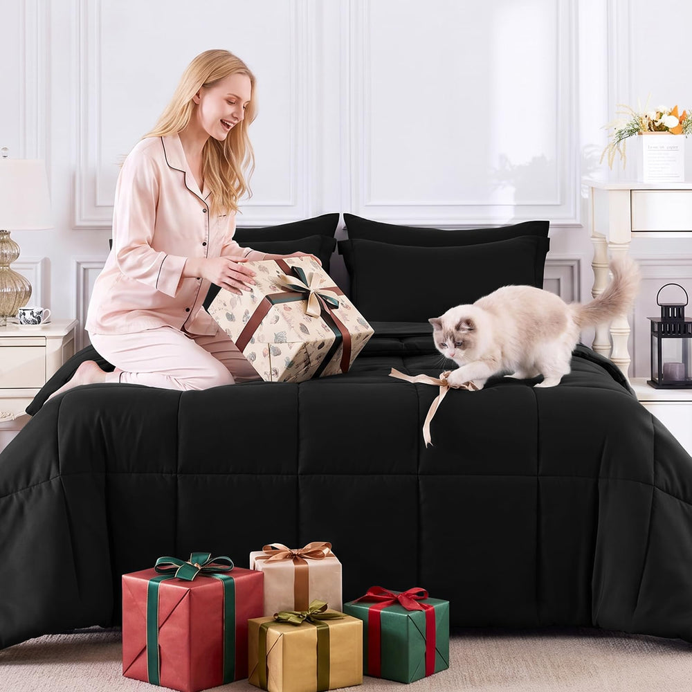 CozyLux ensemble installé dans chambre moderne style contemporain