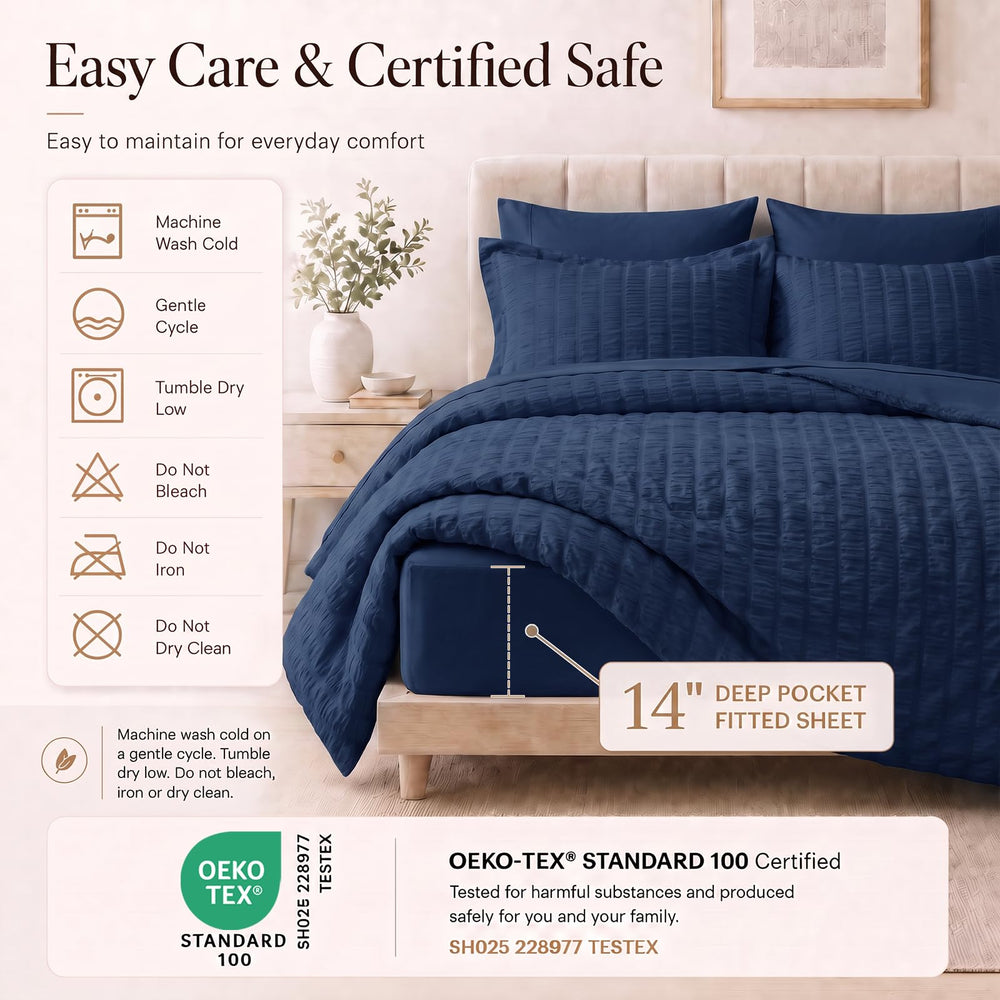 CozyLux ensemble lit complet sur lit queen illustrant coordination et valeur kit