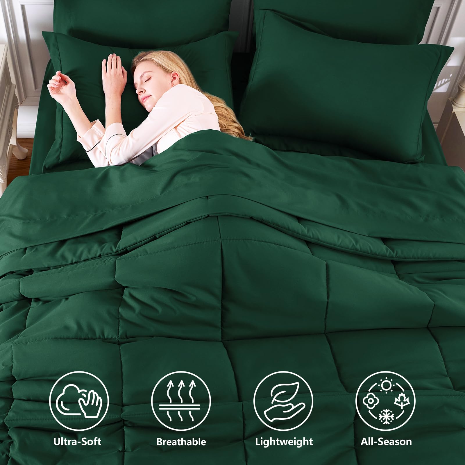 CozyLux gros plan microfibre illustrant douceur et respirabilité pour nuits apaisées