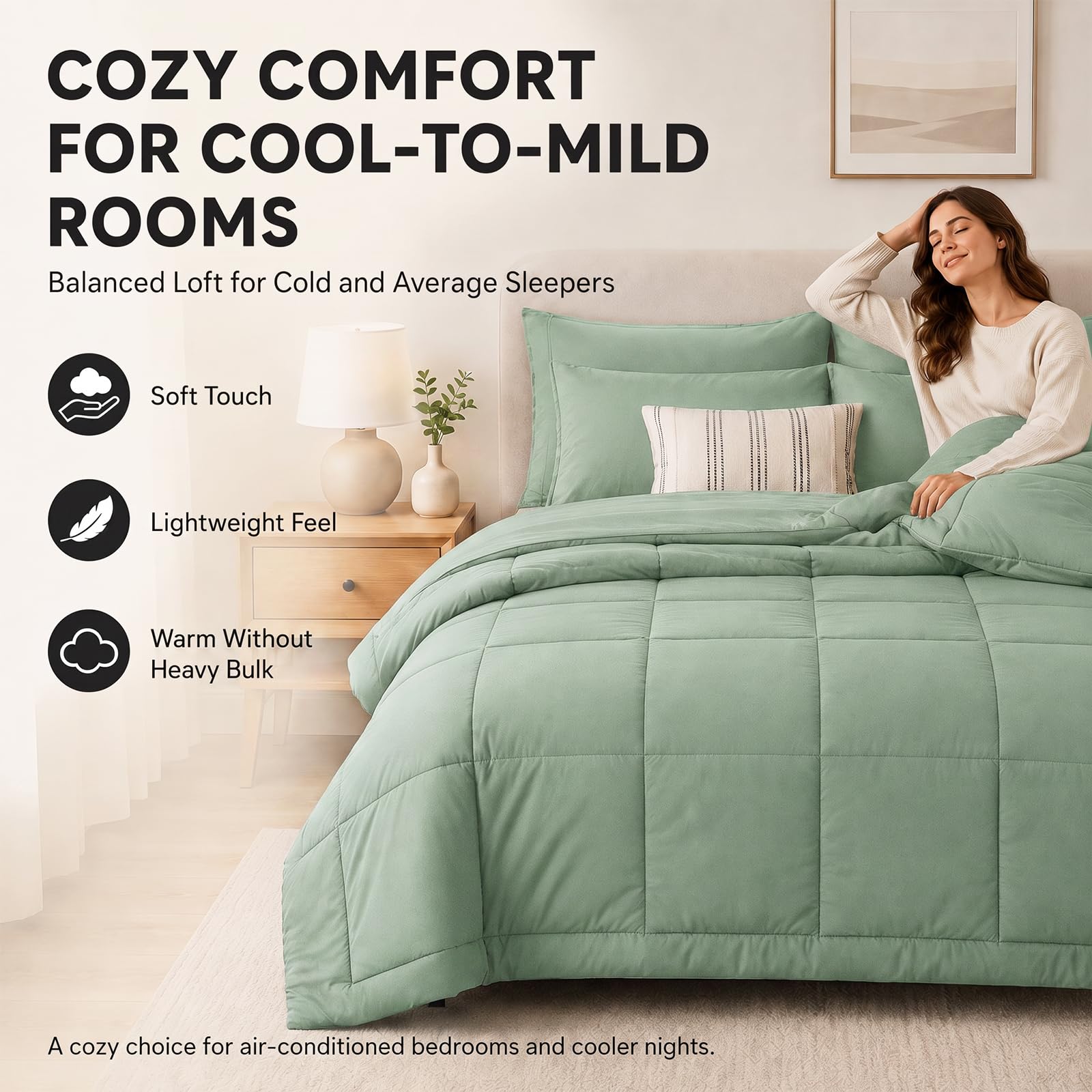 CozyLux lit mis en scène montrant style et confort instantané