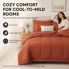 CozyLux lit complet en situation, ensemble 7 pièces coordonné