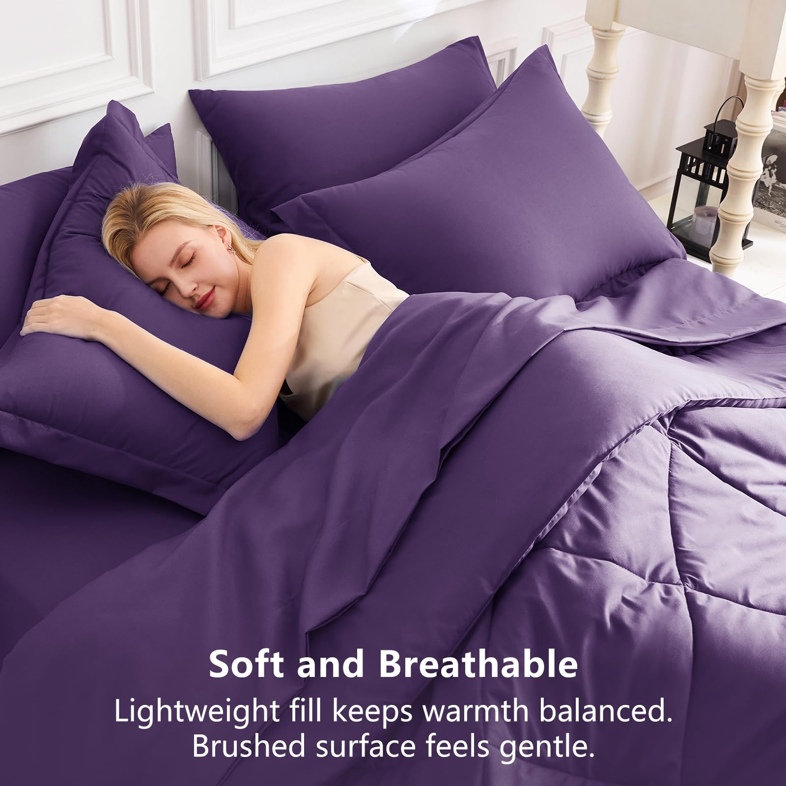 CozyLux ensemble installé sur lit King pour ambiance chambre