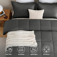 CozyLux gros plan microfibre brossée montrant douceur et toucher agréable