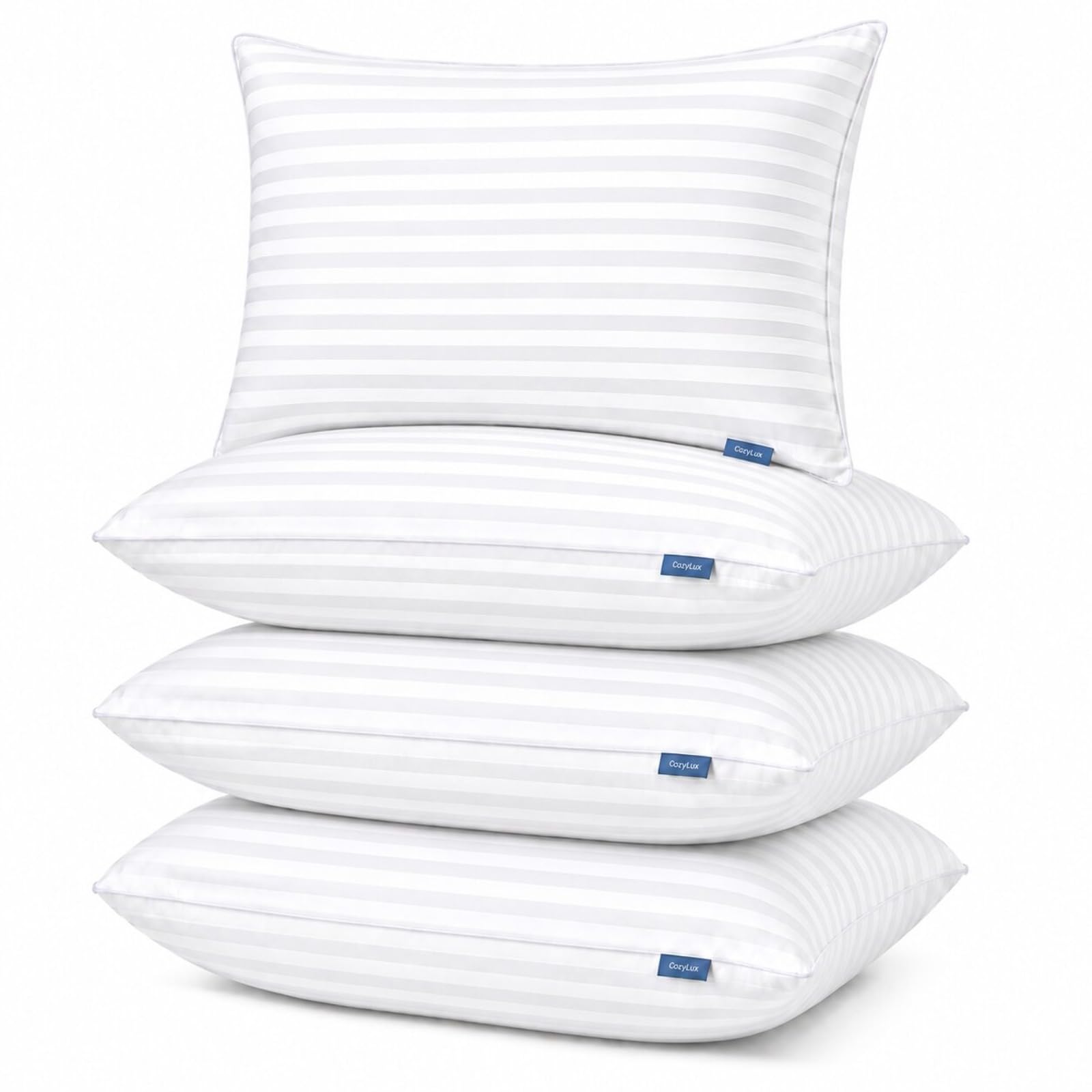 CozyLux oreiller vue avant pour une présentation soignée et uniforme