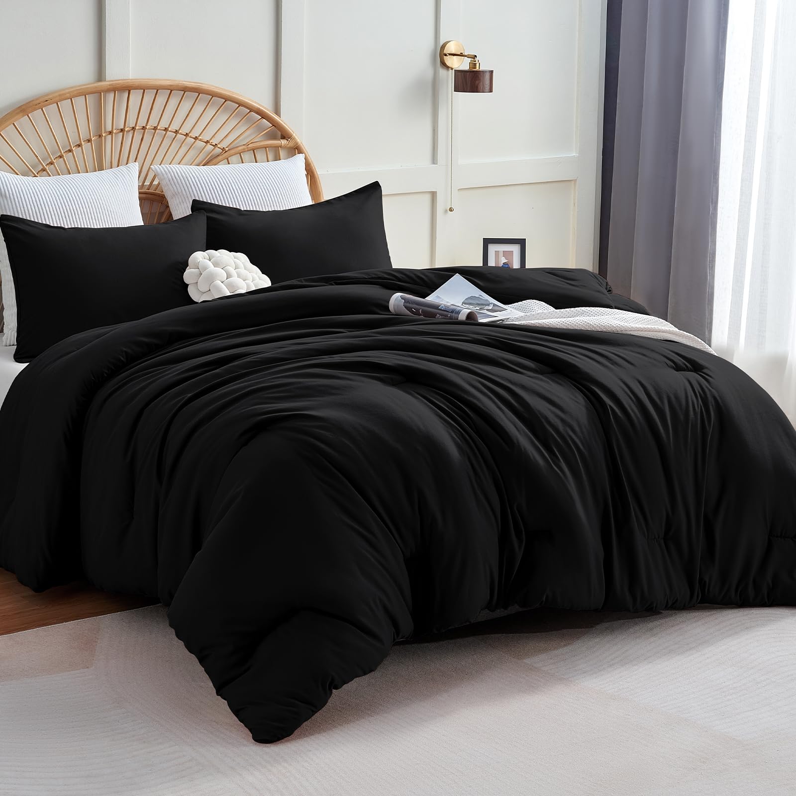 CozyLux face avant de la couette oversized king montrant finition et élégance