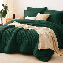 CozyLux parure king complète présentée sur lit, style soigné et gain de temps