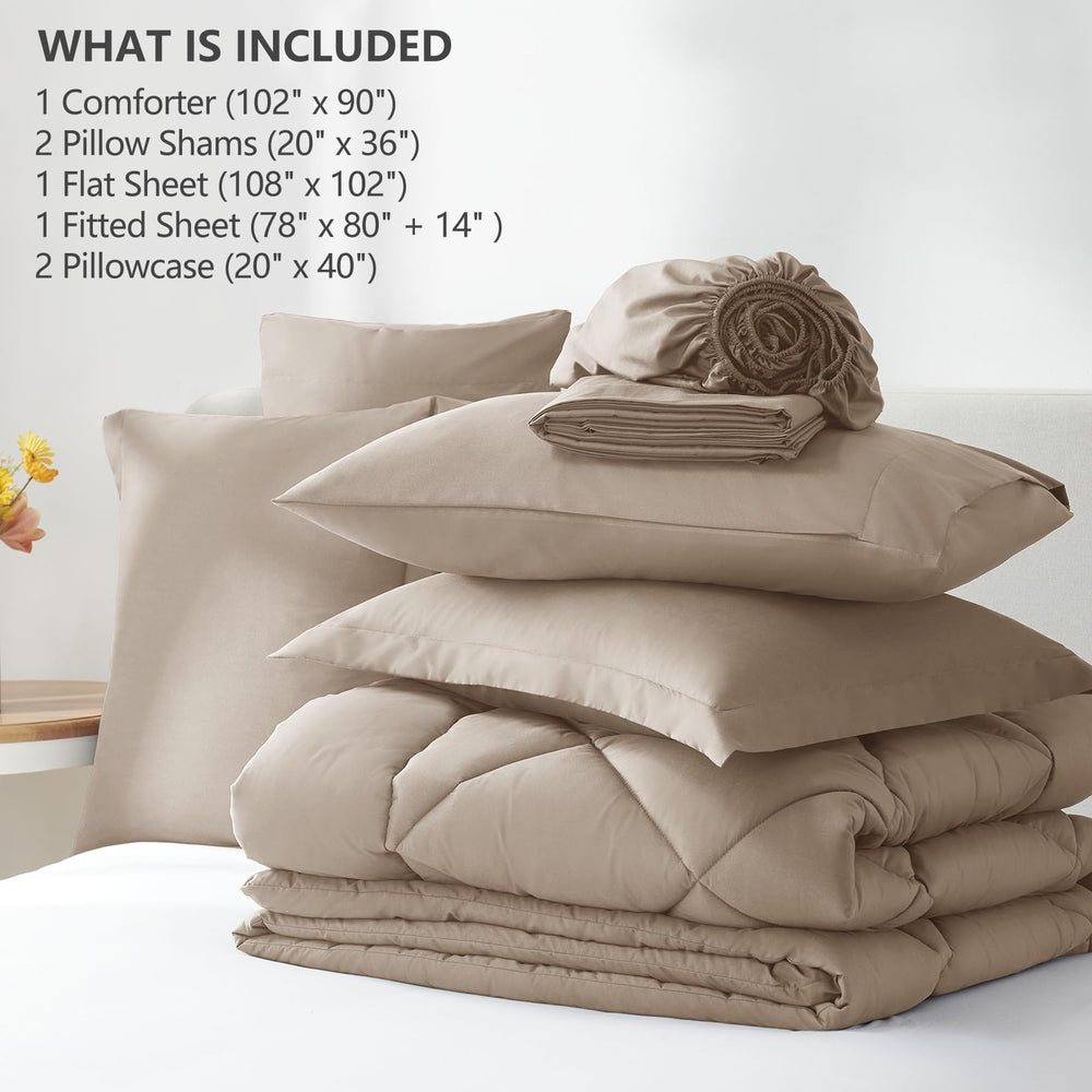 Lit fait avec CozyLux King en khaki illustrant rendu final élégant en chambre
