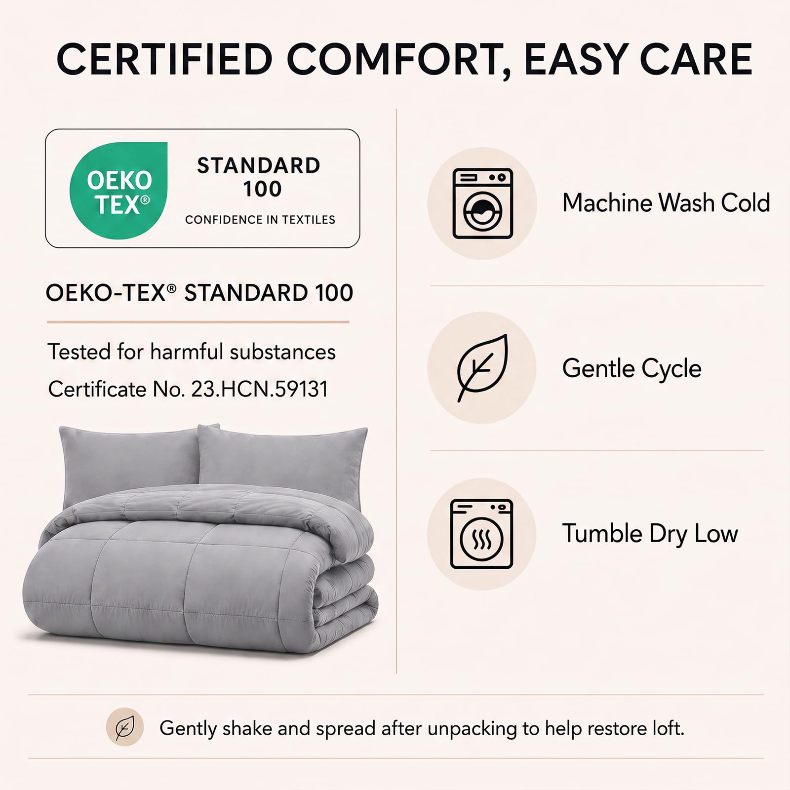 CozyLux profil du drap-housse montrant poche profonde 14 pouces pour maintenir le drap
