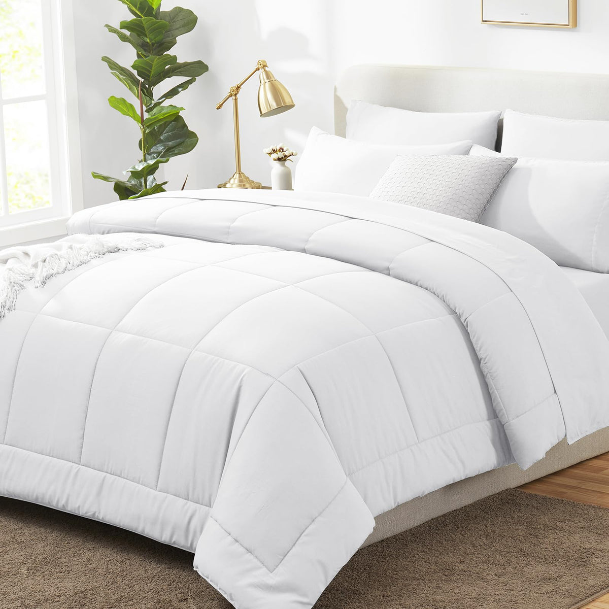 CozyLux couette vue de face montrant finition et confort moelleux