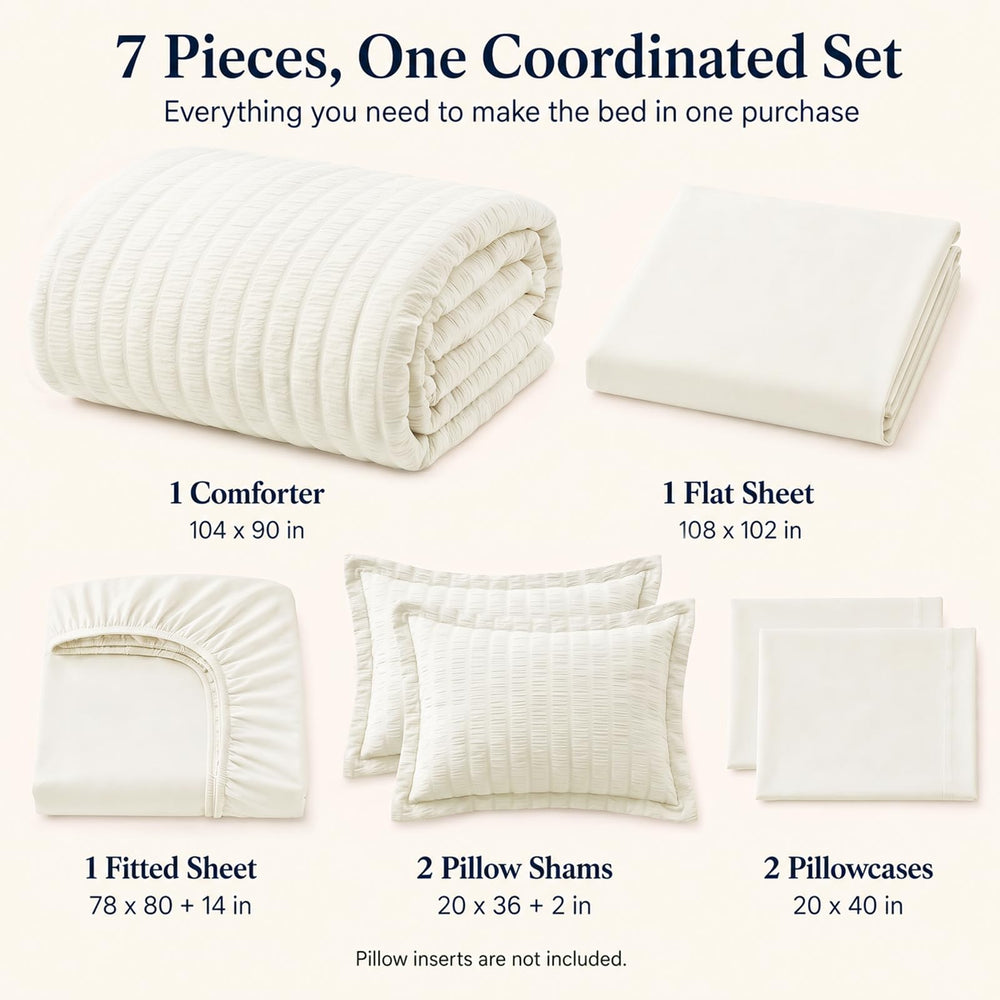 Gros plan seersucker CozyLux montrant texture plissée et respirabilité