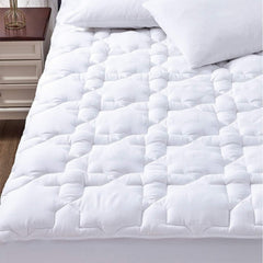CozyLux face avant du surmatelas montrant finition soignée et confort