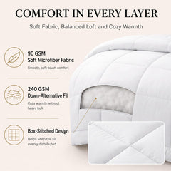 CozyLux quatre taies assorties présentant un aspect coordonné élégant