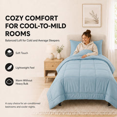 CozyLux taies et drap plat pliés pour un rangement facile et coordination de couleur