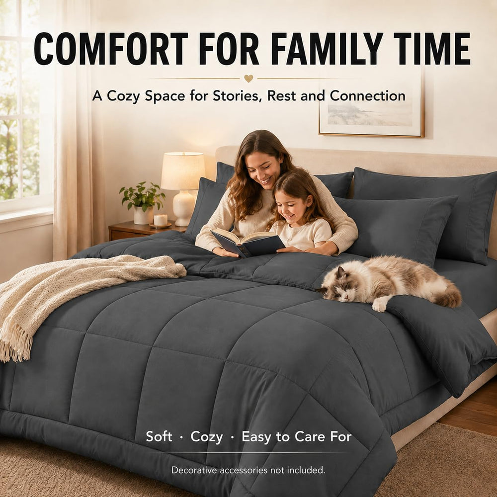CozyLux comparaison taille Queen pour visualiser le tombé