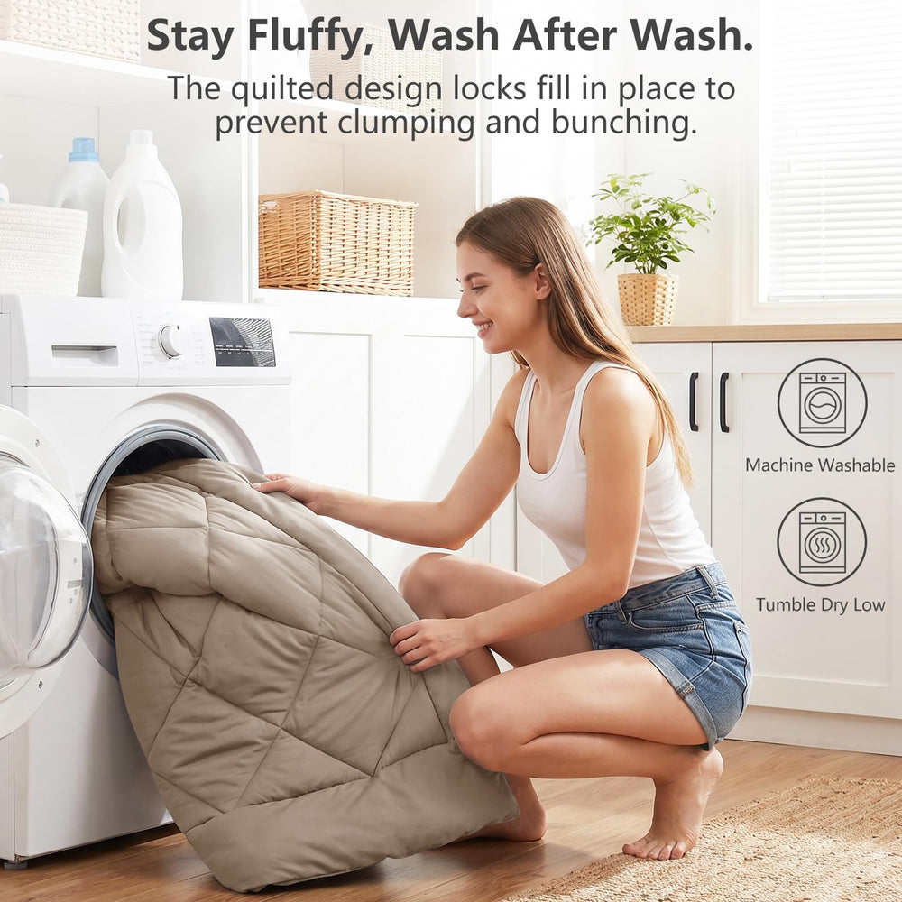Comparaison CozyLux près d’un mètre illustrant l’échelle pour un matelas King