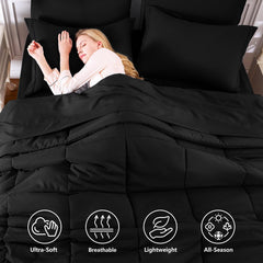 CozyLux gros plan microfibre montrant douceur et confort