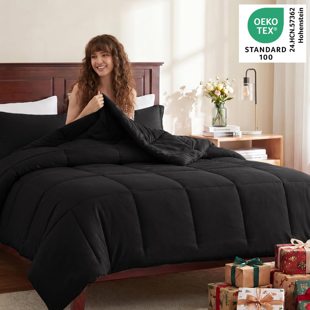 CozyLux détail microfibre brossée, sensation douce et respirante
