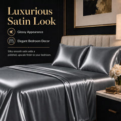 CozyLux texture satin proche, glisse douce bénéfique pour cheveux