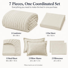 CozyLux gros plan seersucker texture plissée, look sans plis