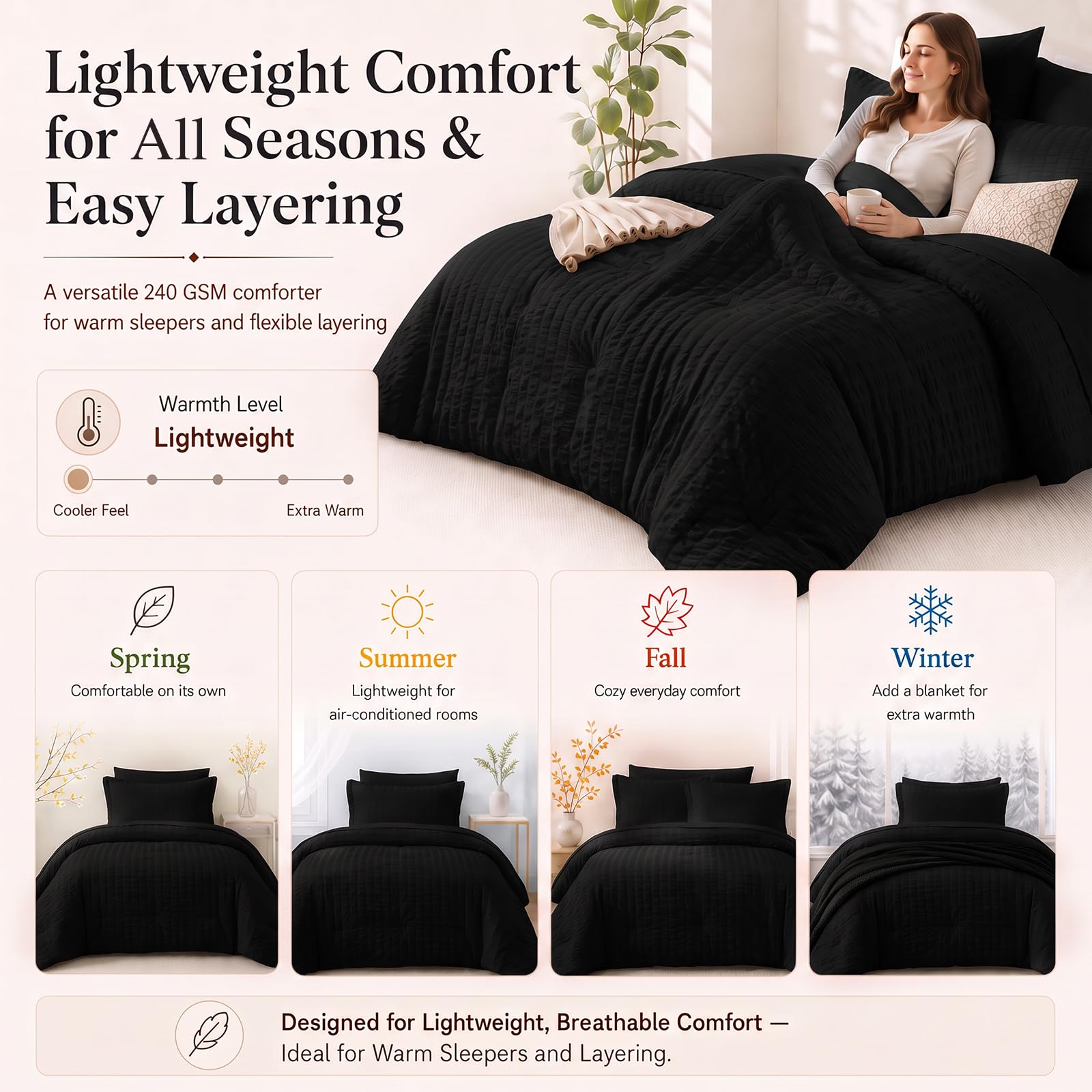 CozyLux microfibre brossée gros plan douce et respirante