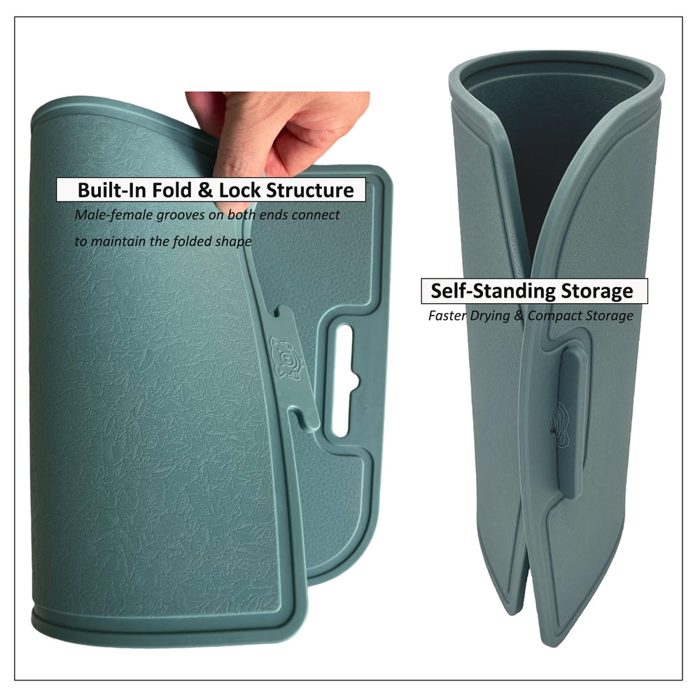 cozymomdeco gros plan texture silicone, surface antidérapante pour sécurité