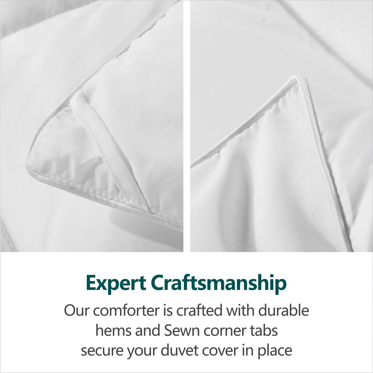 Cozynight couette installée sur lit Twin XL pour présentation esthétique