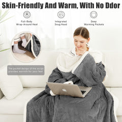 COZYTY détail de la capuche offrant chaleur et protection supplémentaire