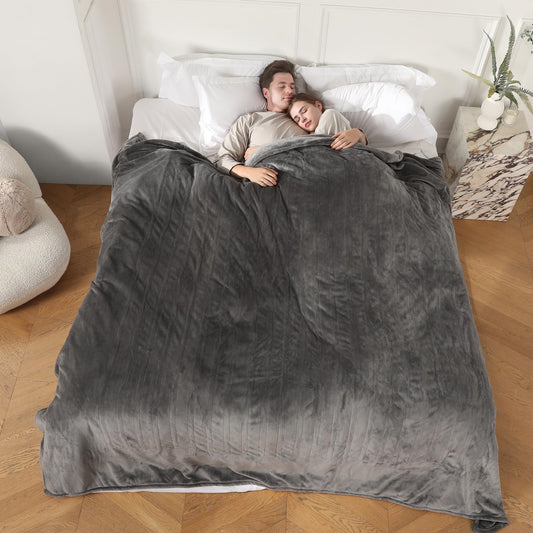 COZYTY couverture chauffante face avant montrant design et couverture complète pour confort