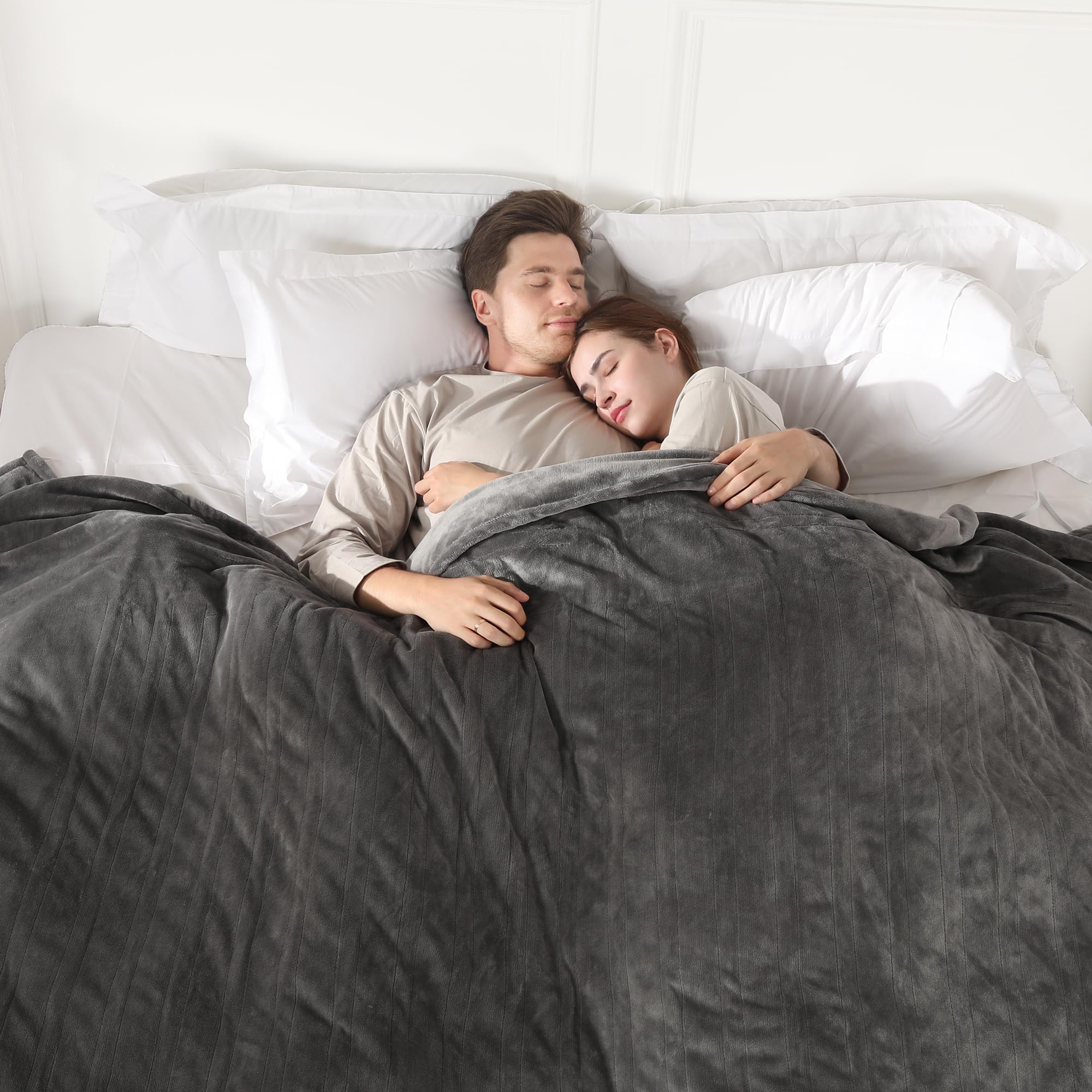 COZYTY couverture face avant montrant taille queen et design confortable