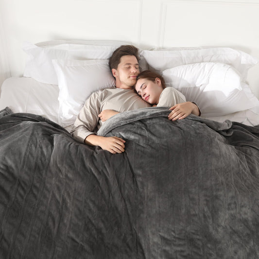 COZYTY couverture face avant montrant taille queen et design confortable