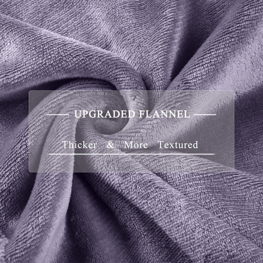 COZYTY gros plan sur flanelle ultra-douce montrant texture agréable