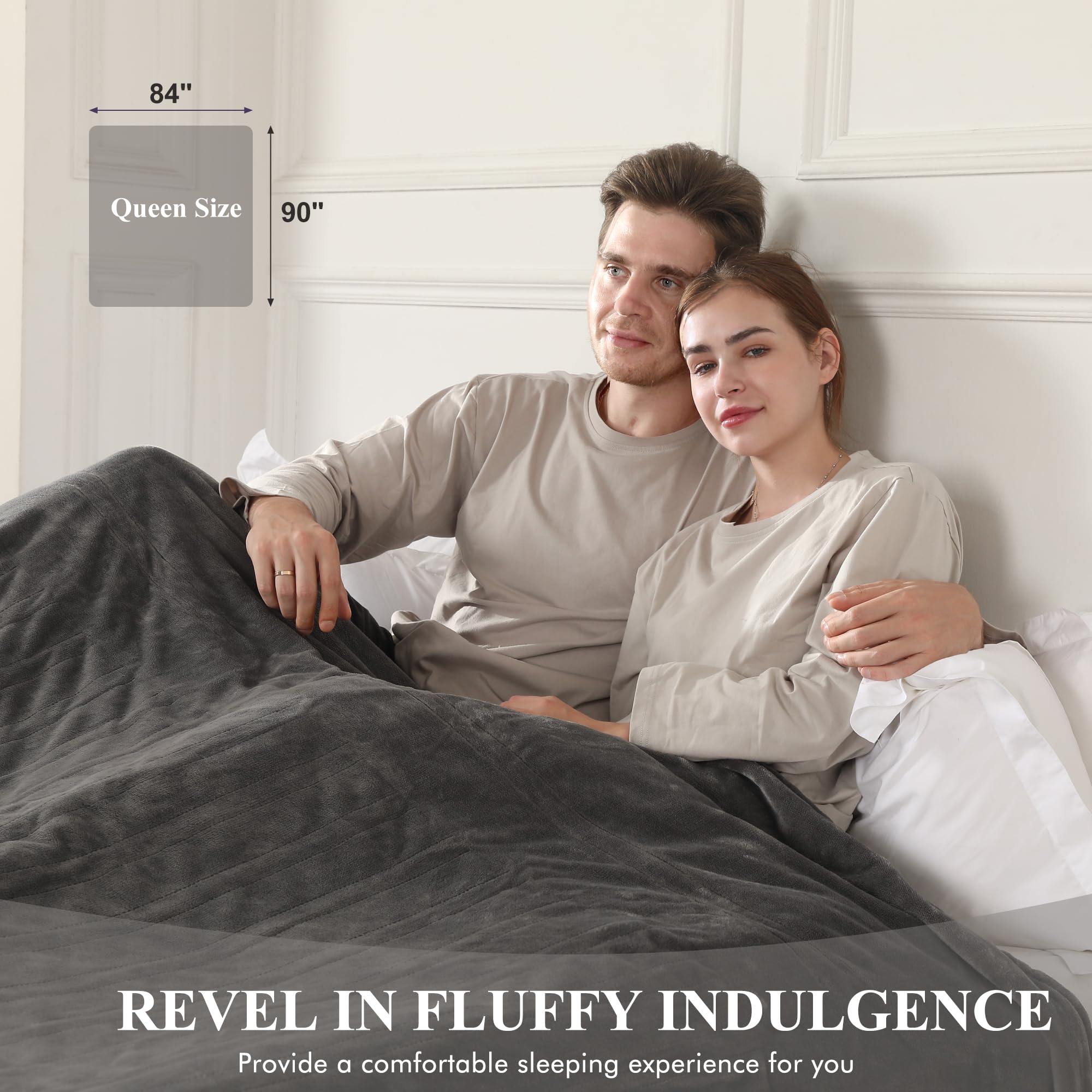 COZYTY couverture en usage sur canapé offrant confort partagé instantané